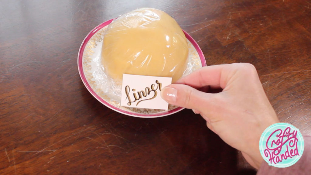 Labeling my dough ball