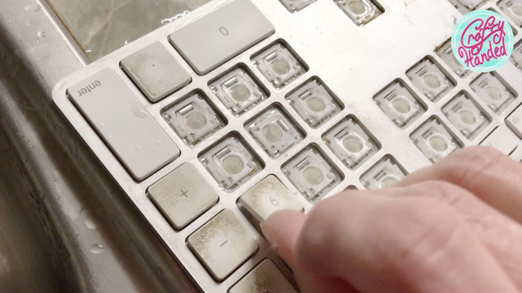 Cleaning the Apple Magic Keyboard